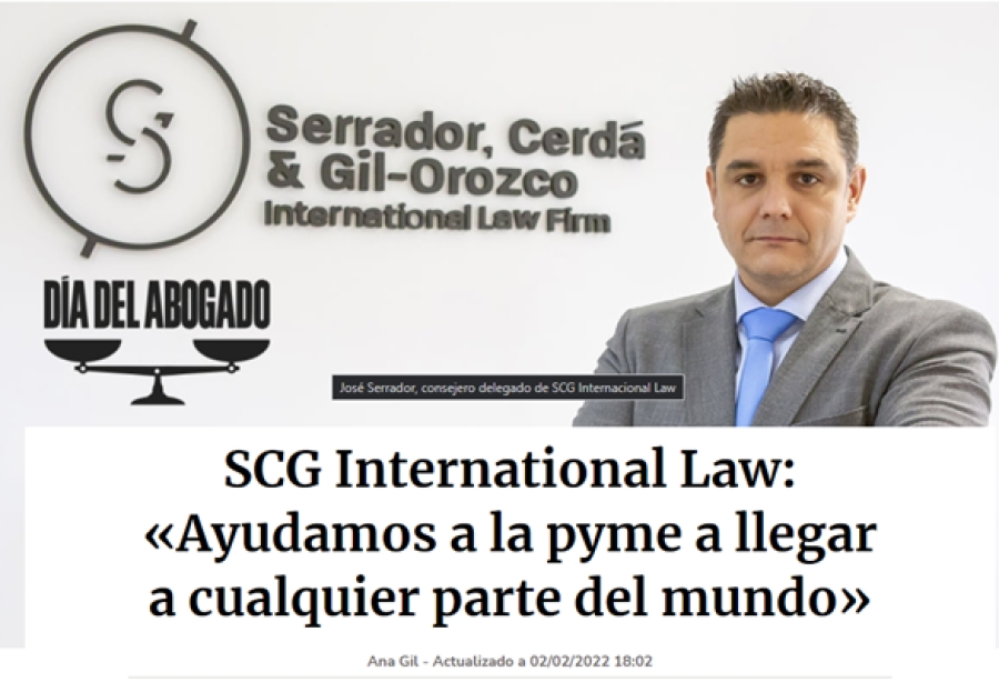 SCG International Law: «Ayudamos a la pyme a llegar a cualquier parte del mundo»